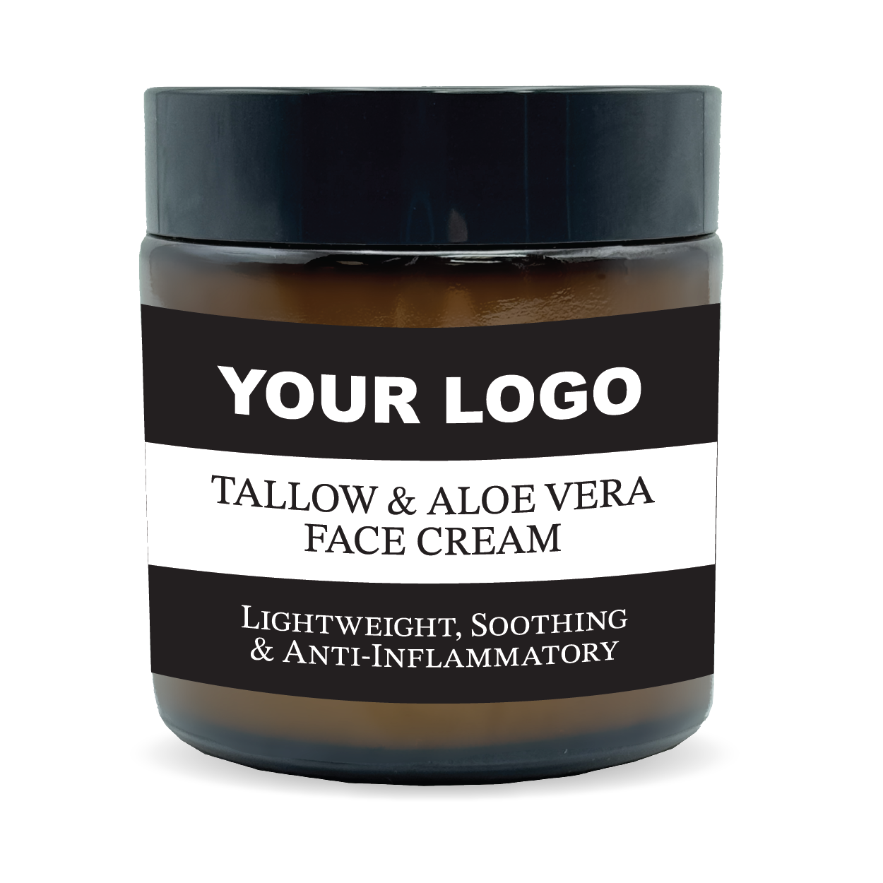 Lightweight Beef Tallow Face Cream with Aloe Vera